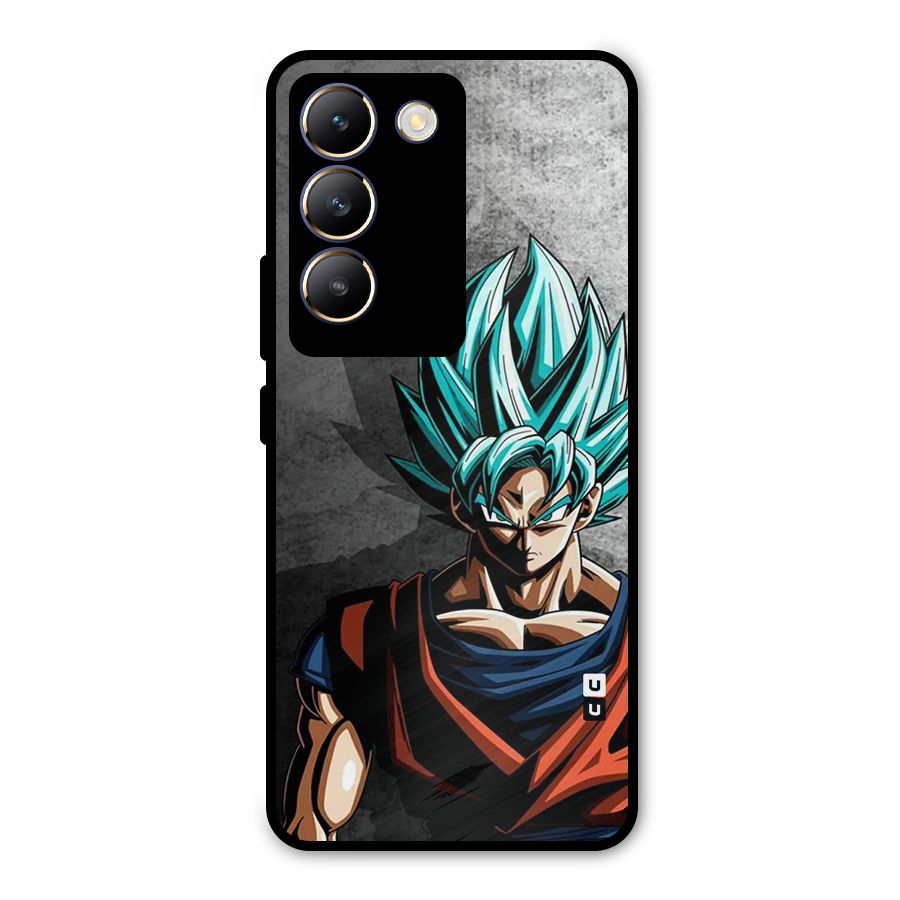 Super Saiyan Art Metal Back Case for Vivo T3 5G