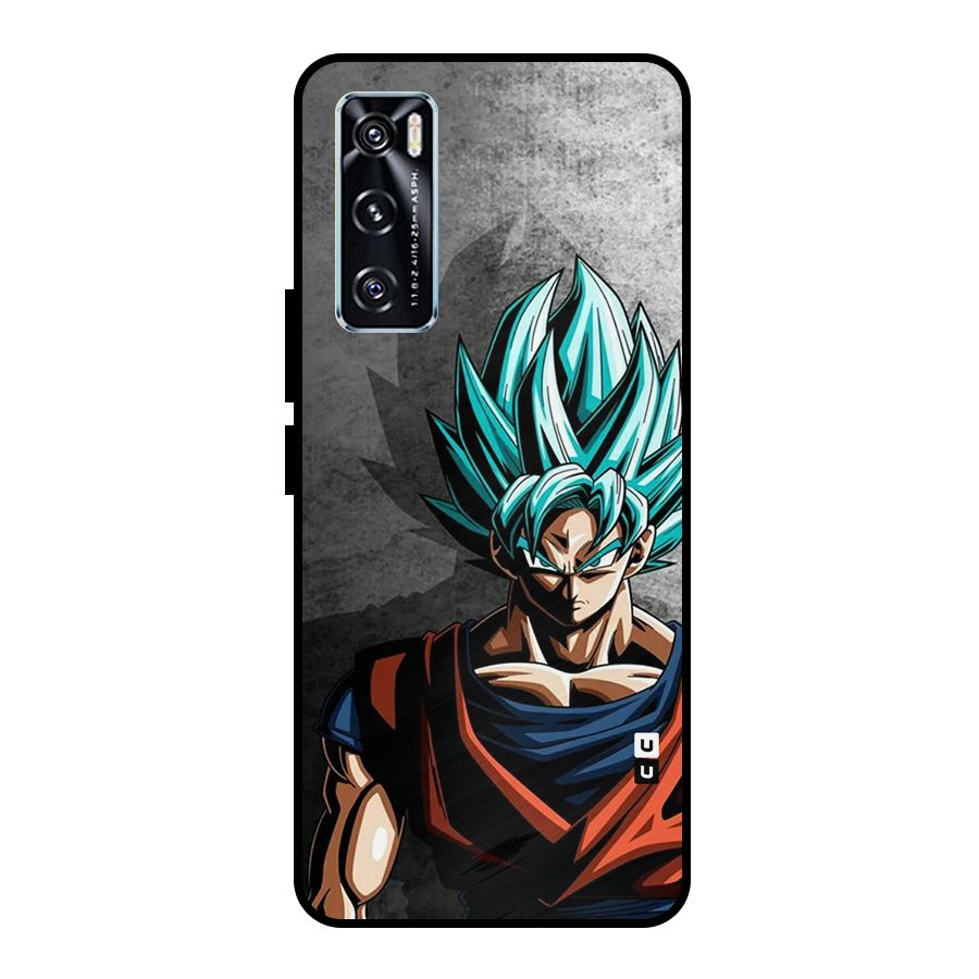 Super Saiyan Art Metal Back Case for Vivo V20 SE