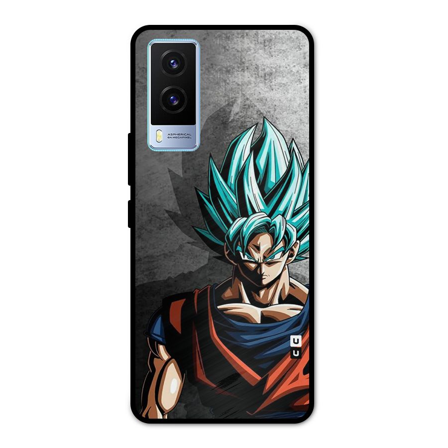 Super Saiyan Art Metal Back Case for Vivo V21e 5G