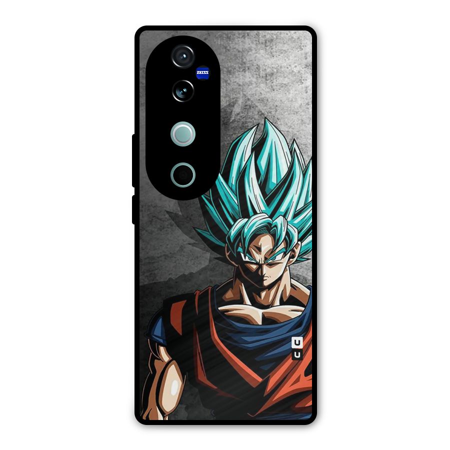 Super Saiyan Art Metal Back Case for Vivo V40