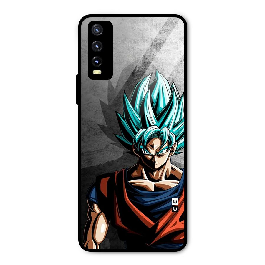 Super Saiyan Art Metal Back Case for Vivo Y20