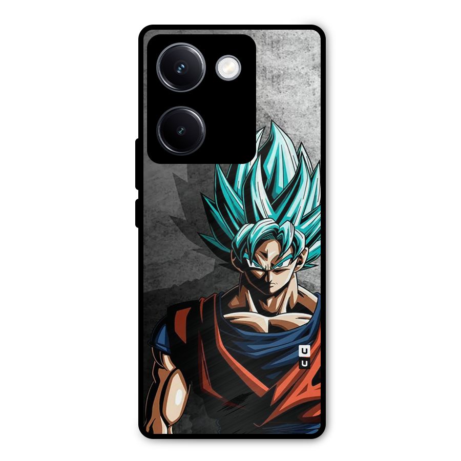Super Saiyan Art Metal Back Case for Vivo Y300 Plus