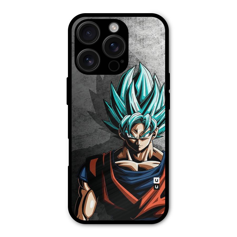 Super Saiyan Art Metal Back Case for iPhone 16 Pro
