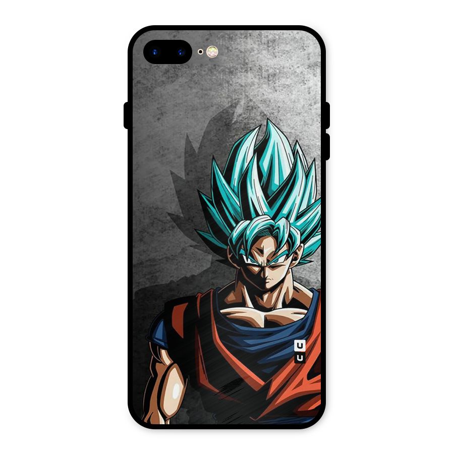Super Saiyan Art Metal Back Case for iPhone 8 Plus