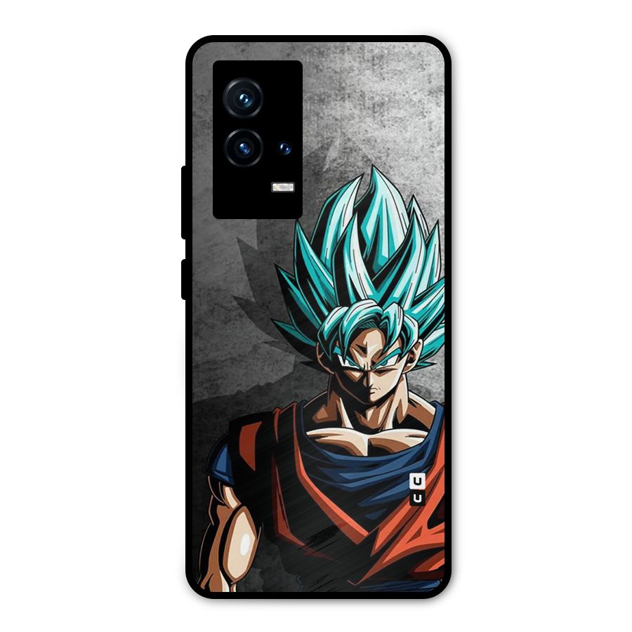 Super Saiyan Art Metal Back Case for iQOO 9 5G