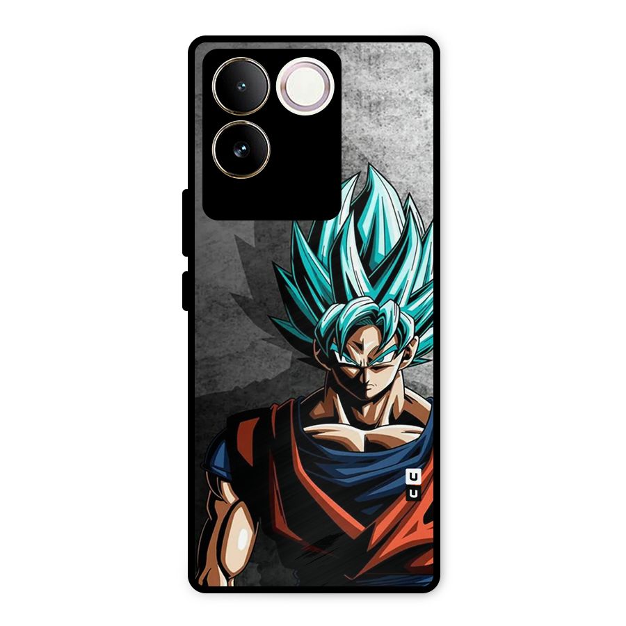 Super Saiyan Art Metal Back Case for iQOO Z7 Pro