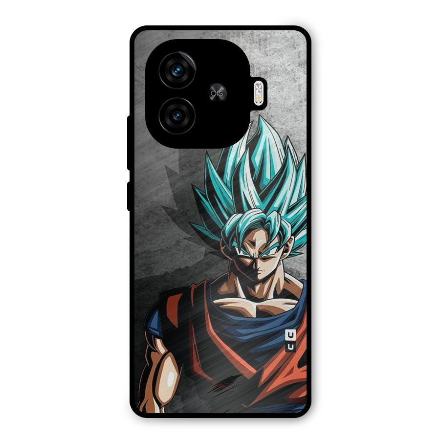 Super Saiyan Art Metal Back Case for iQOO Z9 Turbo