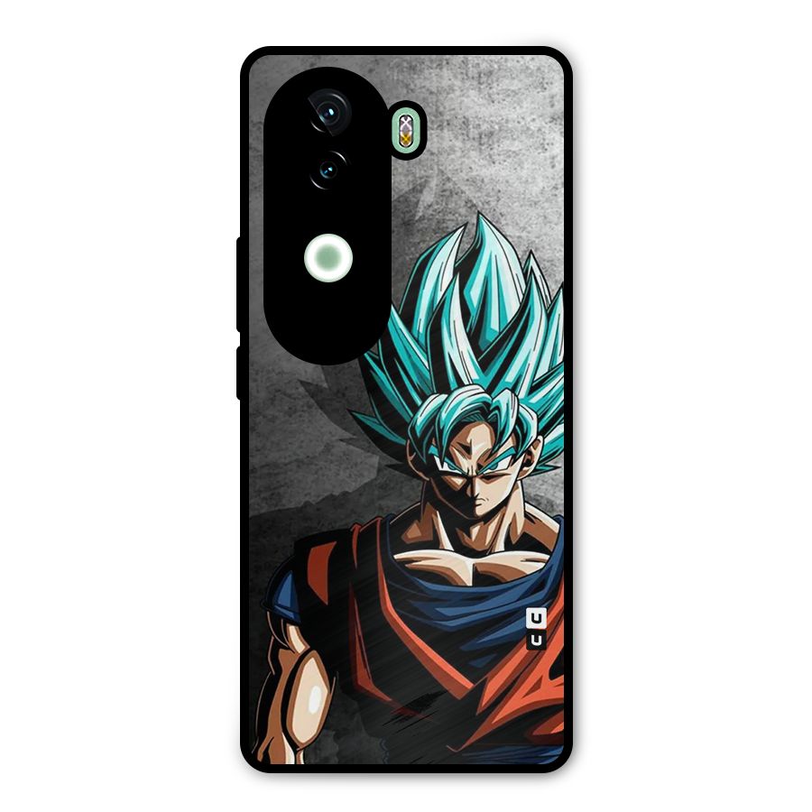 Super Saiyan Art Metal Back Case for iQOO Z9s