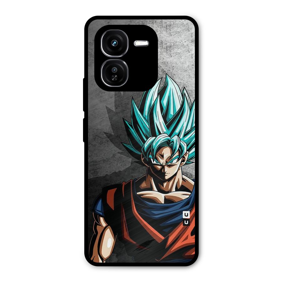 Super Saiyan Art Metal Back Case for iQOO Z9x