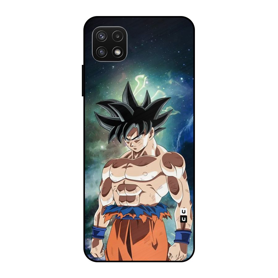 Super Saiyan God Metal Back Case for Galaxy A22 5G