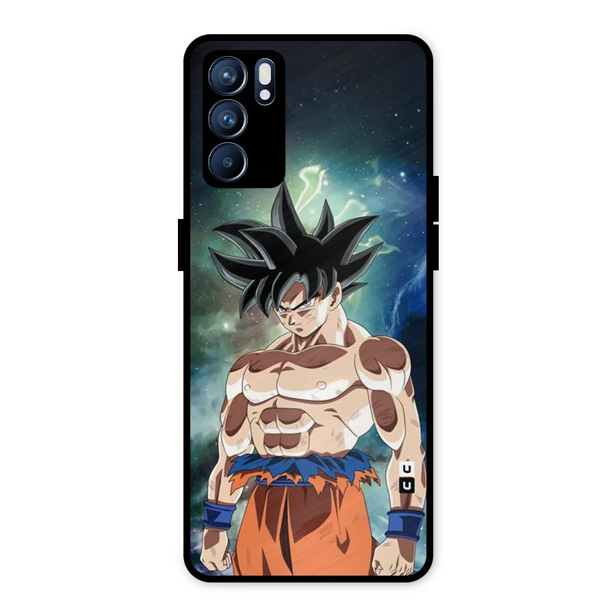Super Saiyan God Metal Back Case for Oppo Reno6 5G