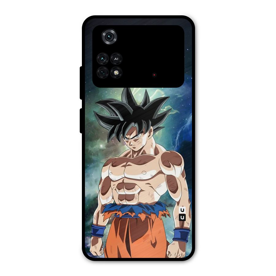 Super Saiyan God Metal Back Case for Poco M4 Pro 4G