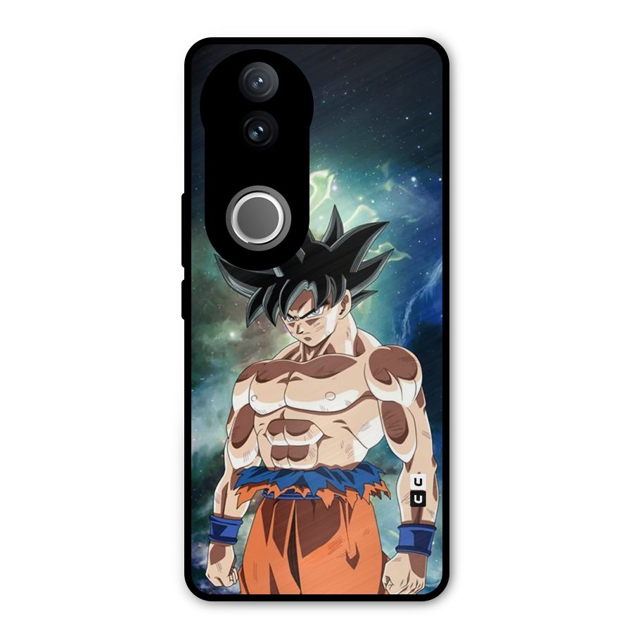 Super Saiyan God Metal Back Case for Vivo V50e