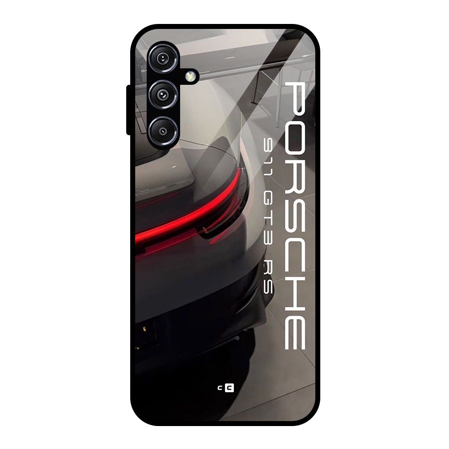 Super Sports Car Glass Back Case for Galaxy M34 5G