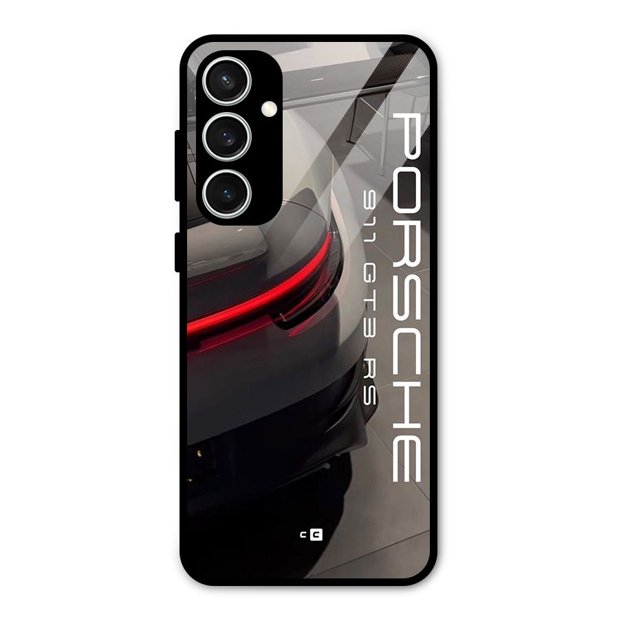 Super Sports Car Glass Back Case for Galaxy S23 FE