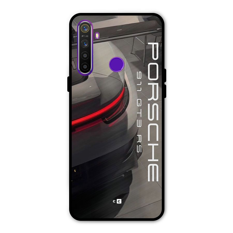 Super Sports Car Glass Back Case for Realme 5s