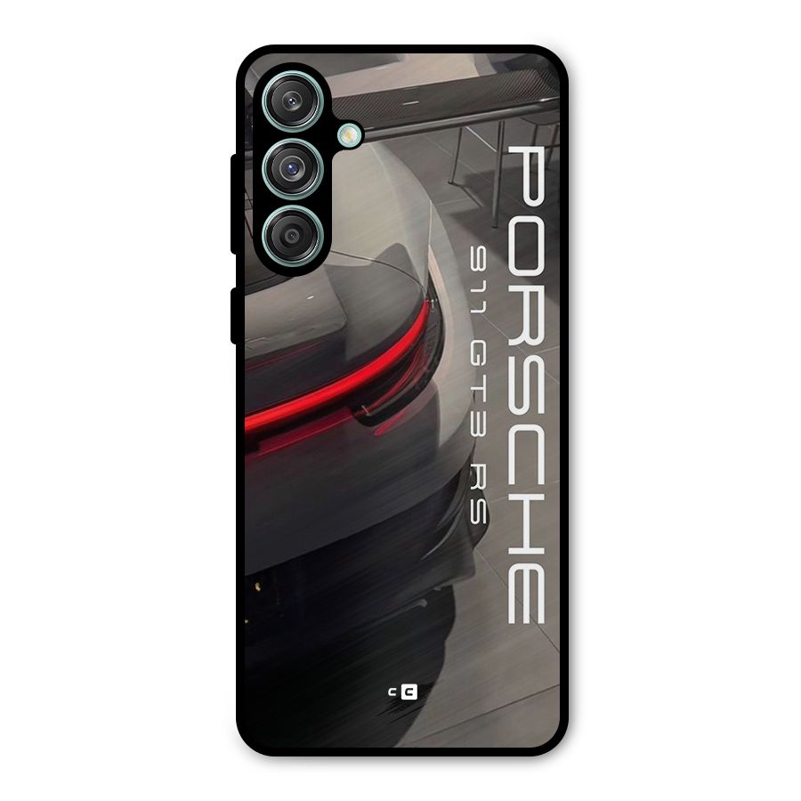 Super Sports Car Metal Back Case for Galaxy M55 5G