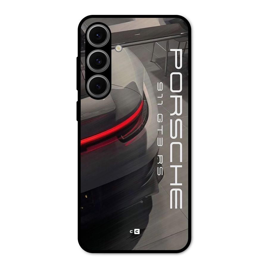 Super Sports Car Metal Back Case for Galaxy S24 FE