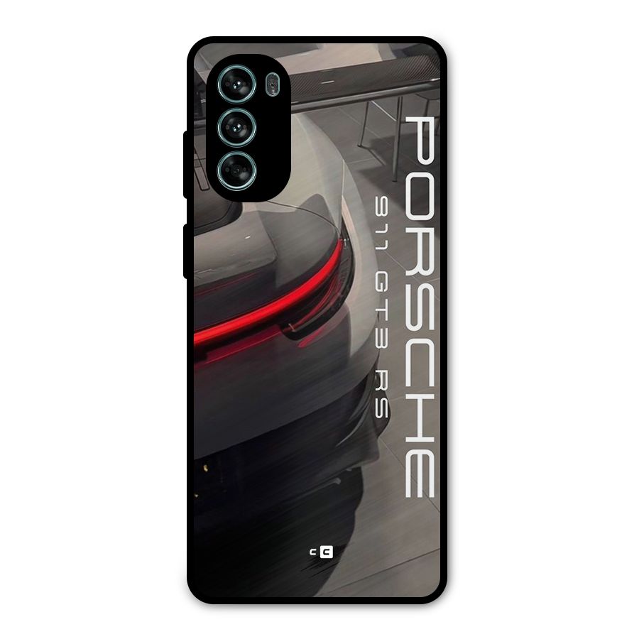 Super Sports Car Metal Back Case for Moto G62