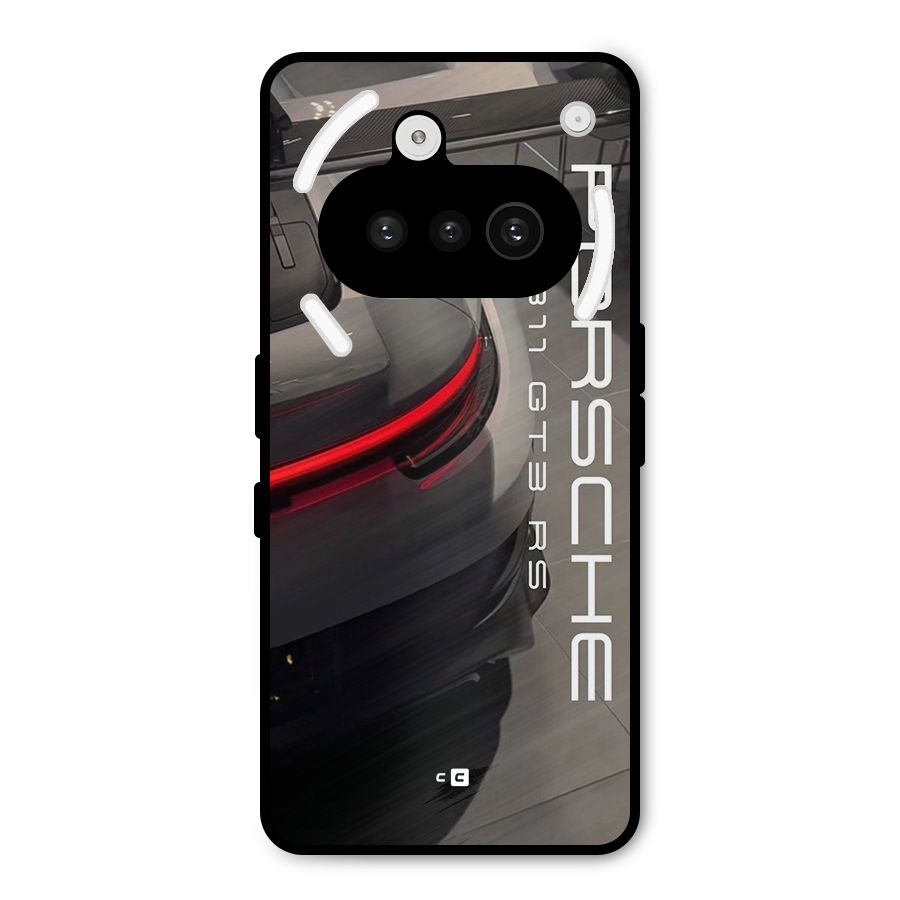 Super Sports Car Metal Back Case for Nothing Phone 3a