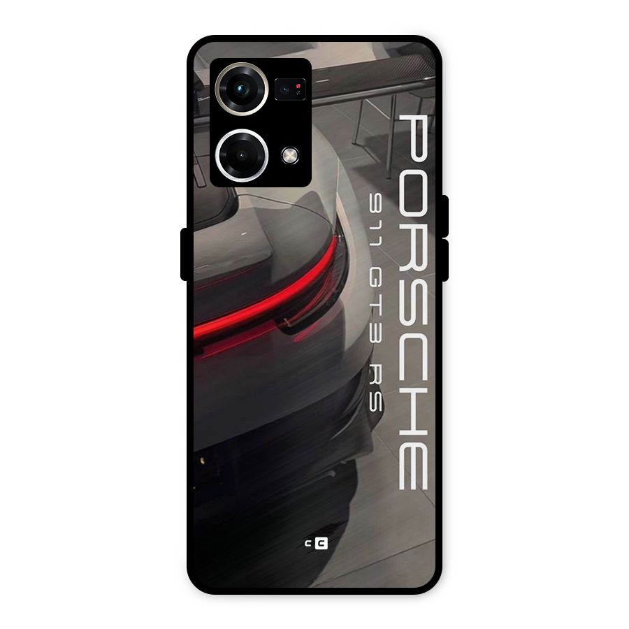 Super Sports Car Metal Back Case for Oppo F21 Pro 4G