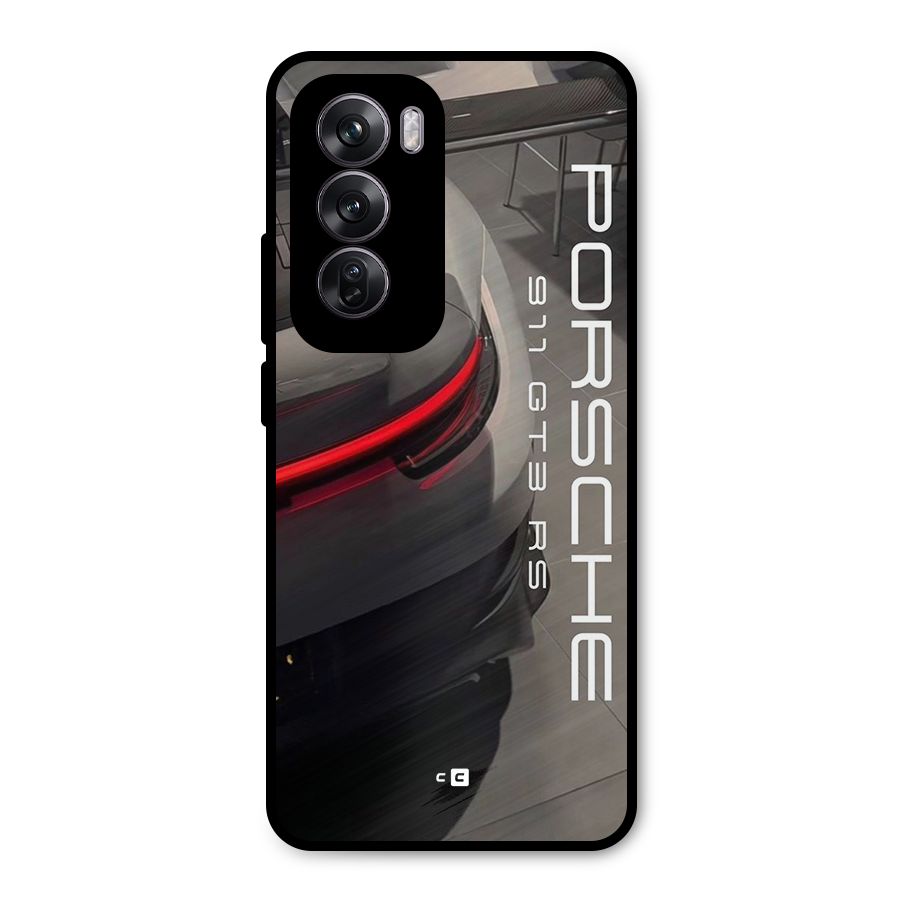 Super Sports Car Metal Back Case for Oppo Reno12 Pro