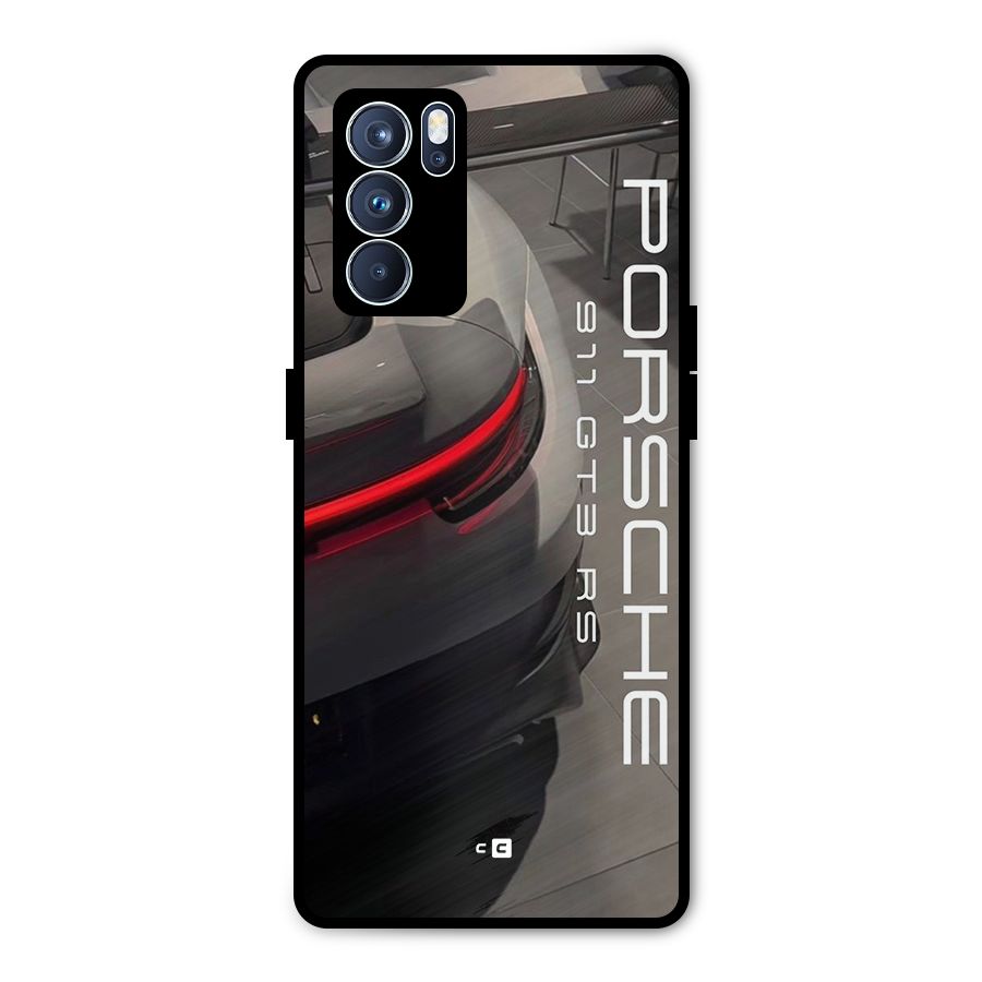 Super Sports Car Metal Back Case for Oppo Reno6 Pro 5G