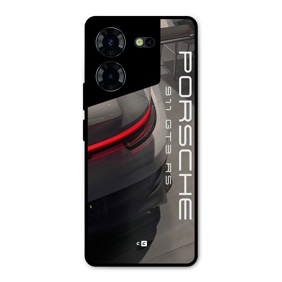 Super Sports Car Metal Back Case for Tecno Pova 5 Pro 5G