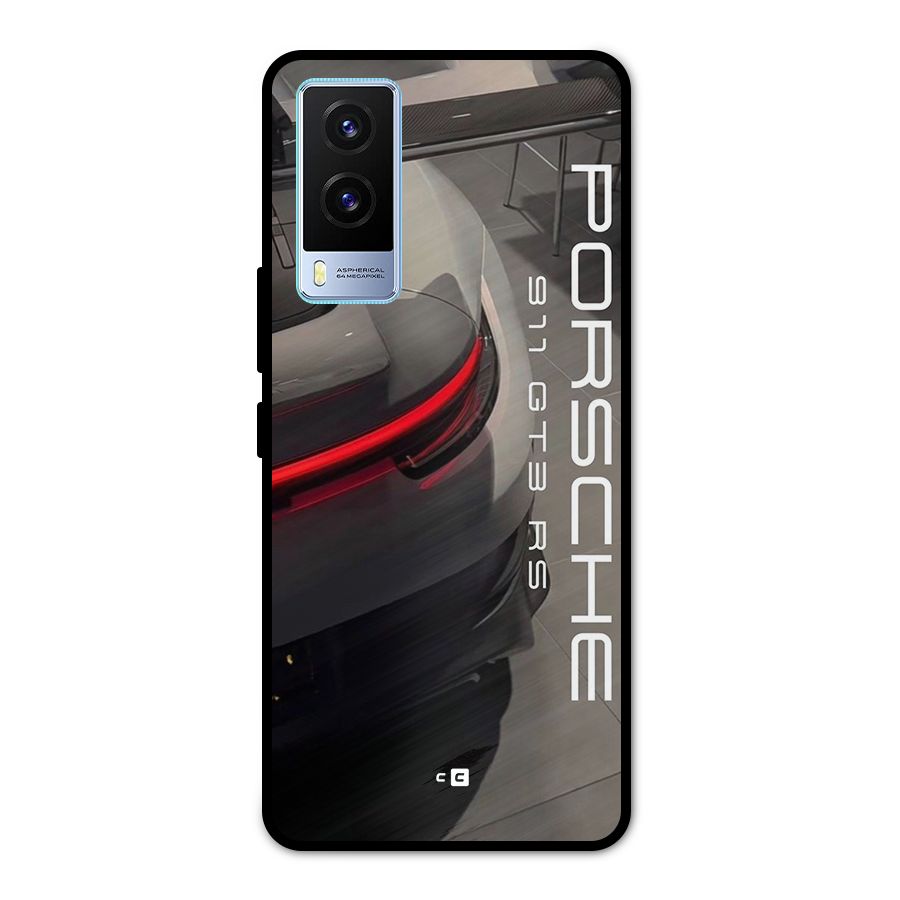 Super Sports Car Metal Back Case for Vivo V21e 5G