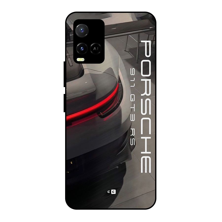 Super Sports Car Metal Back Case for Vivo Y21G