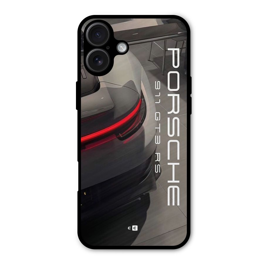 Super Sports Car Metal Back Case for iPhone 16 Plus