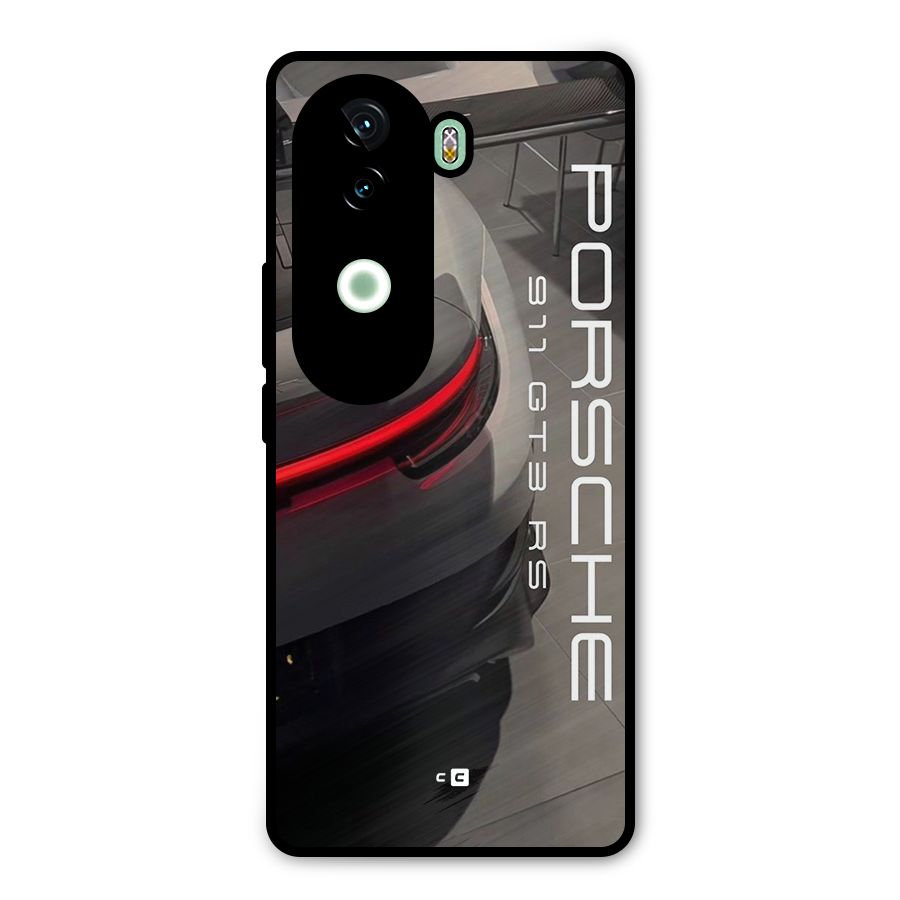 Super Sports Car Metal Back Case for iQOO Z9s