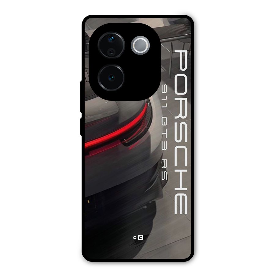 Super Sports Car Metal Back Case for iQOO Z9s Pro