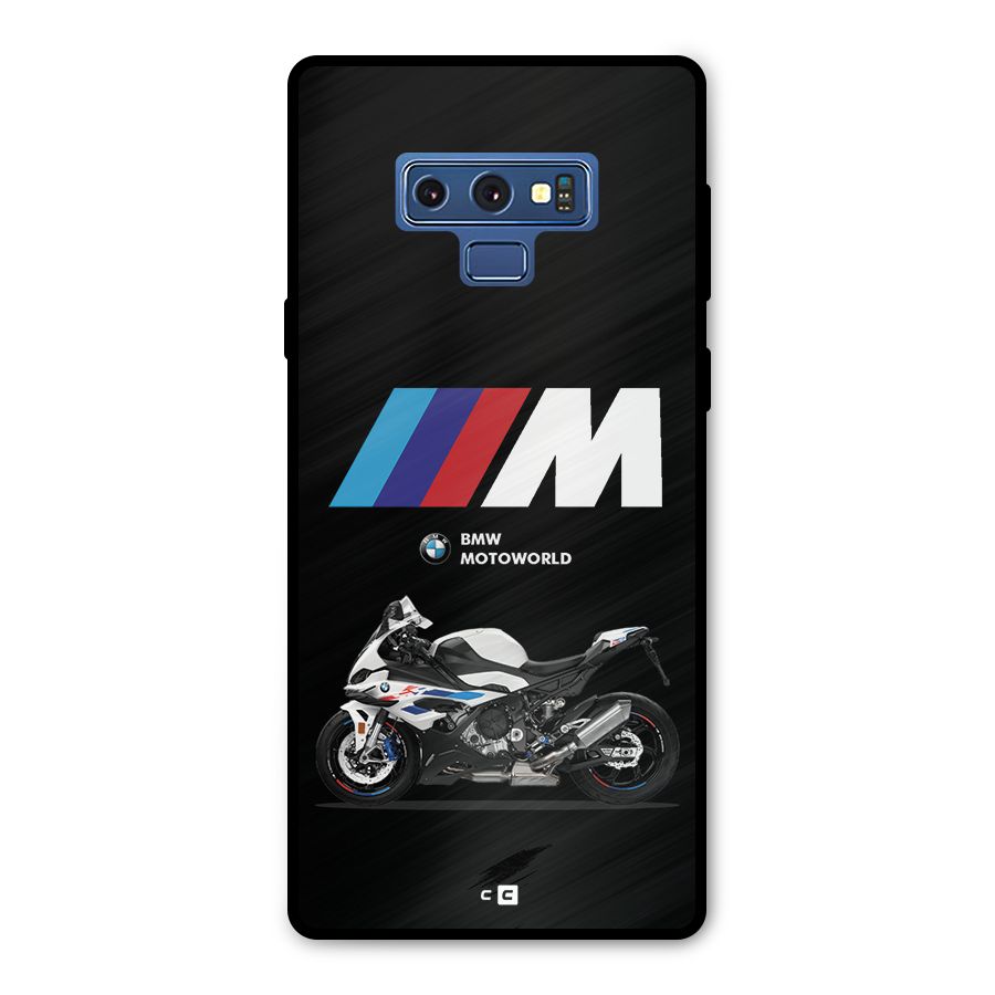 Superbike Stripes Metal Back Case for Galaxy Note 9