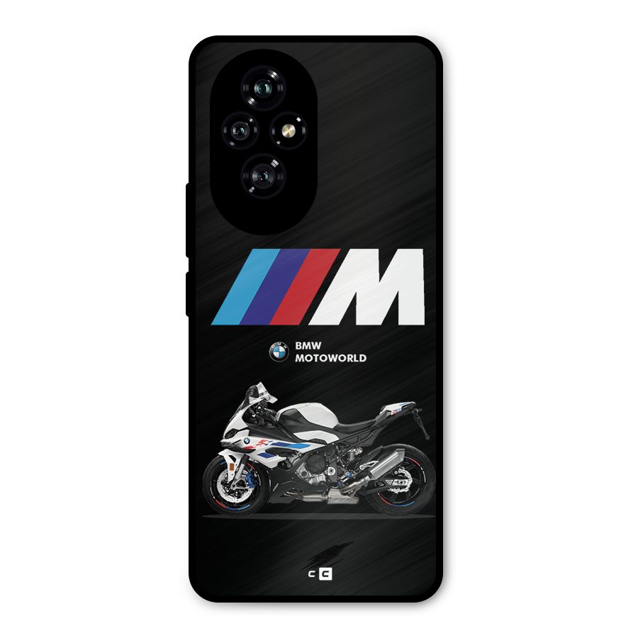 Superbike Stripes Metal Back Case for Honor 200
