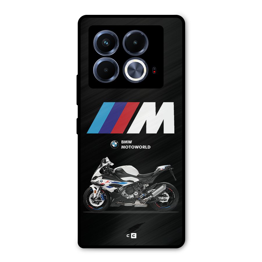 Superbike Stripes Metal Back Case for Infinix Note 40 5G