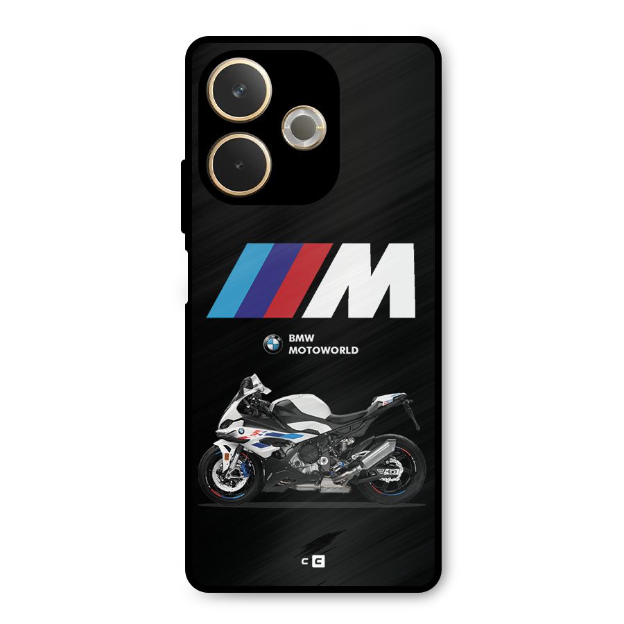 Superbike Stripes Metal Back Case for Oppo A5 Pro