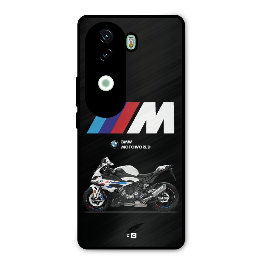 Superbike Stripes Metal Back Case for iQOO Z9s