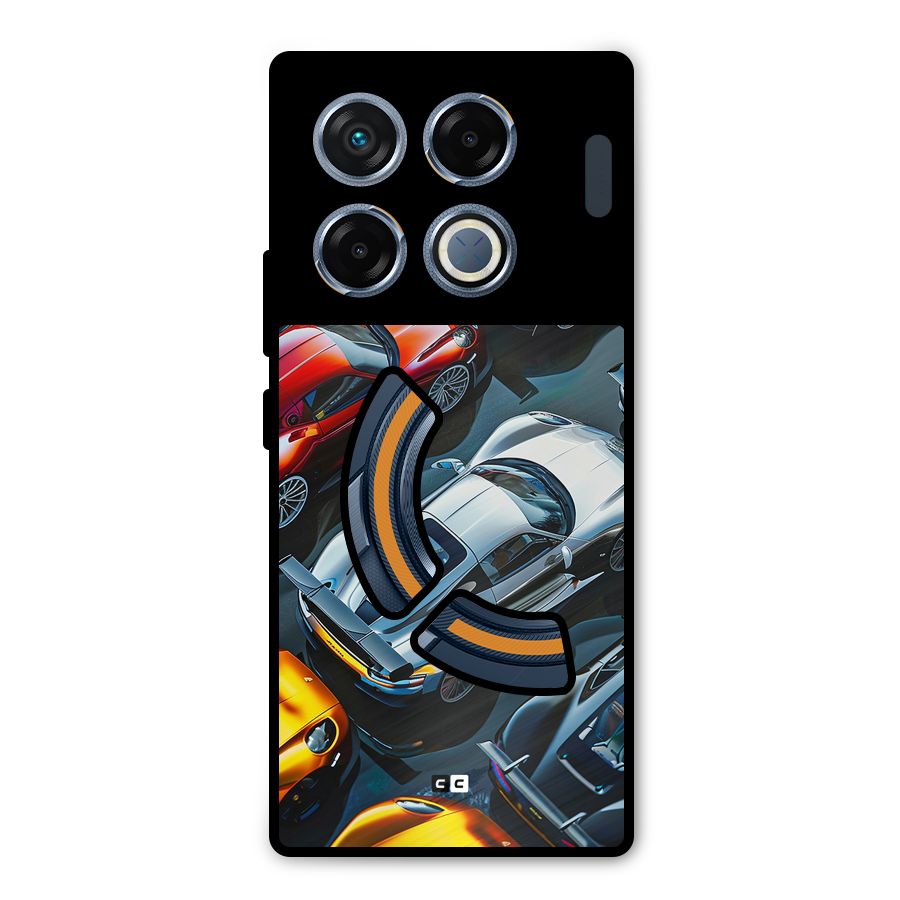 Supercar Club Metal Back Case for Infinix GT 20 Pro