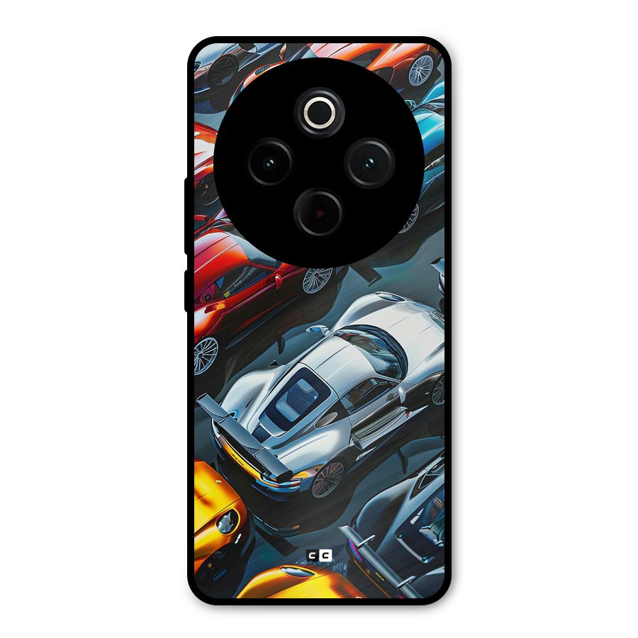 Supercar Club Metal Back Case for Vivo T4
