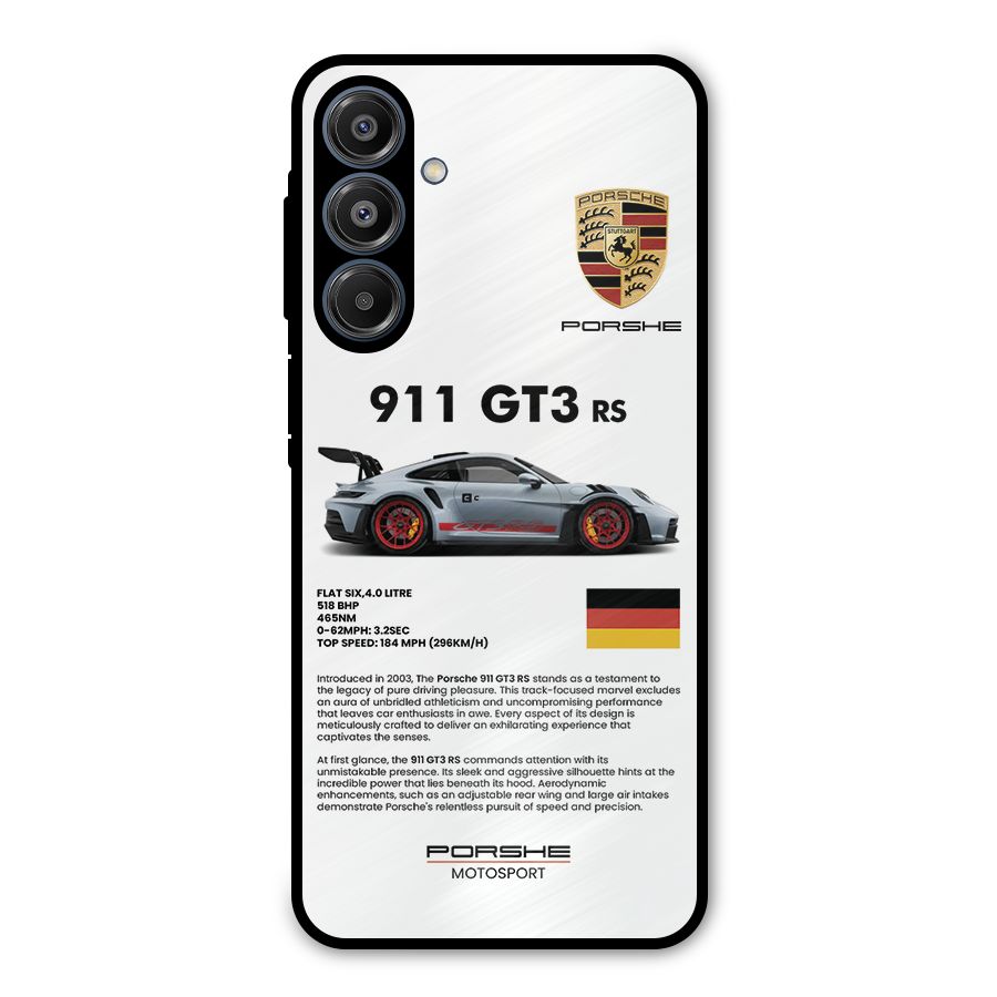 Supercar Features Metal Back Case for Galaxy A16 5G