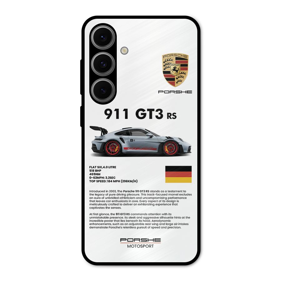 Supercar Features Metal Back Case for Galaxy S24 FE