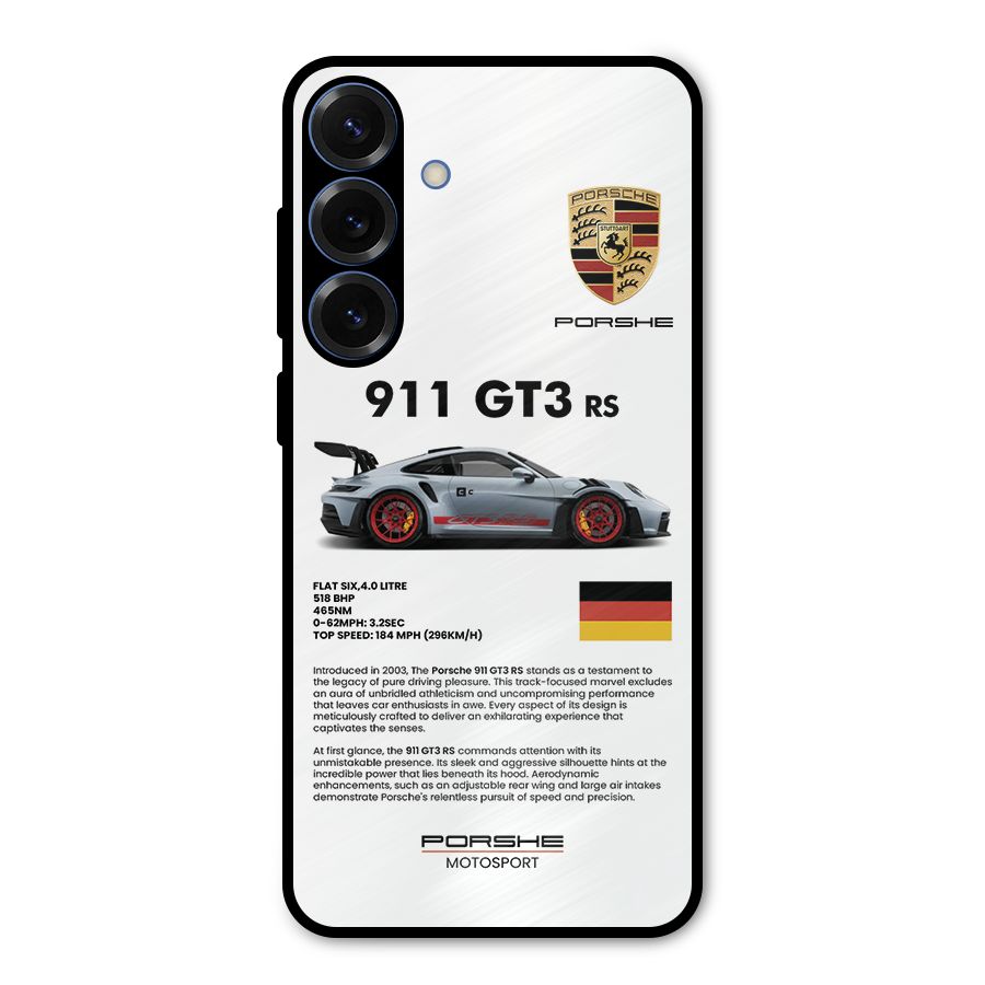 Supercar Features Metal Back Case for Galaxy S25 Plus