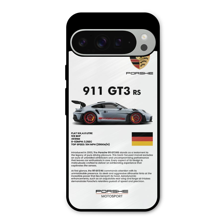 Supercar Features Metal Back Case for Google Pixel 9 Pro XL