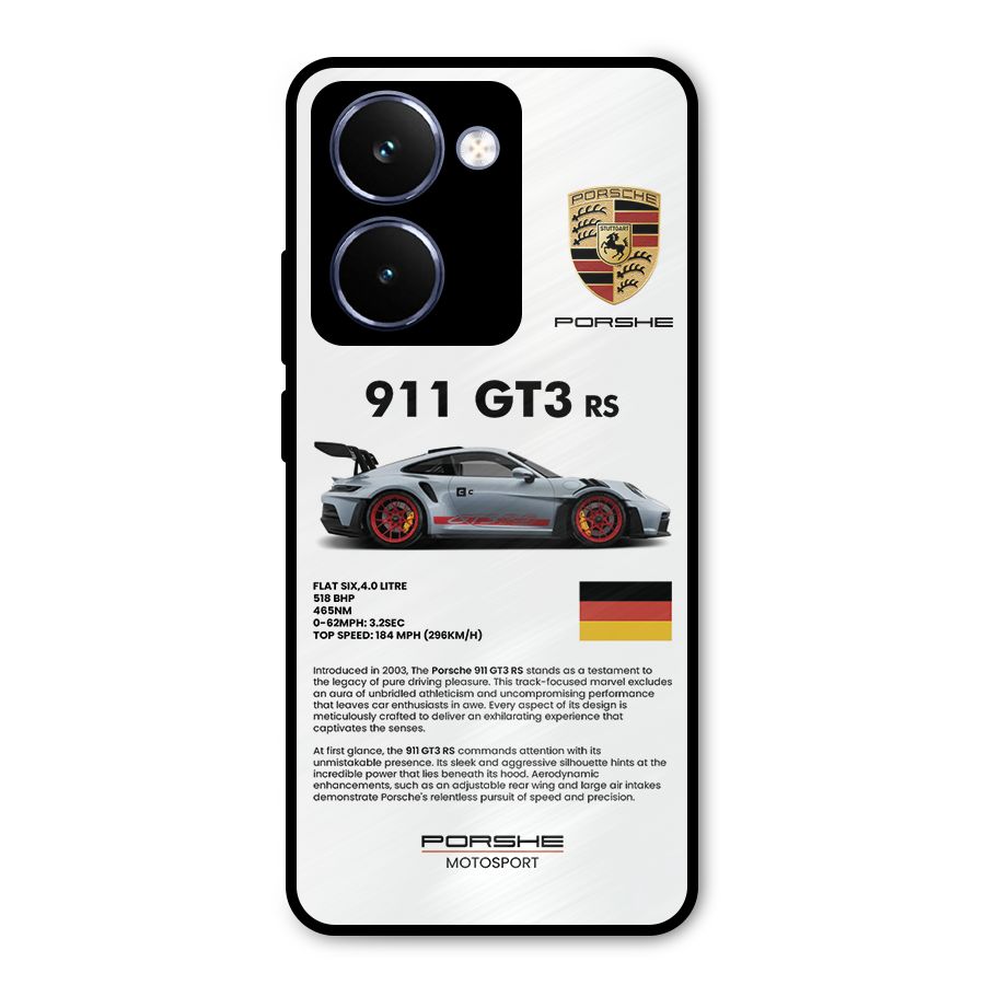 Supercar Features Metal Back Case for Realme P3 Ultra