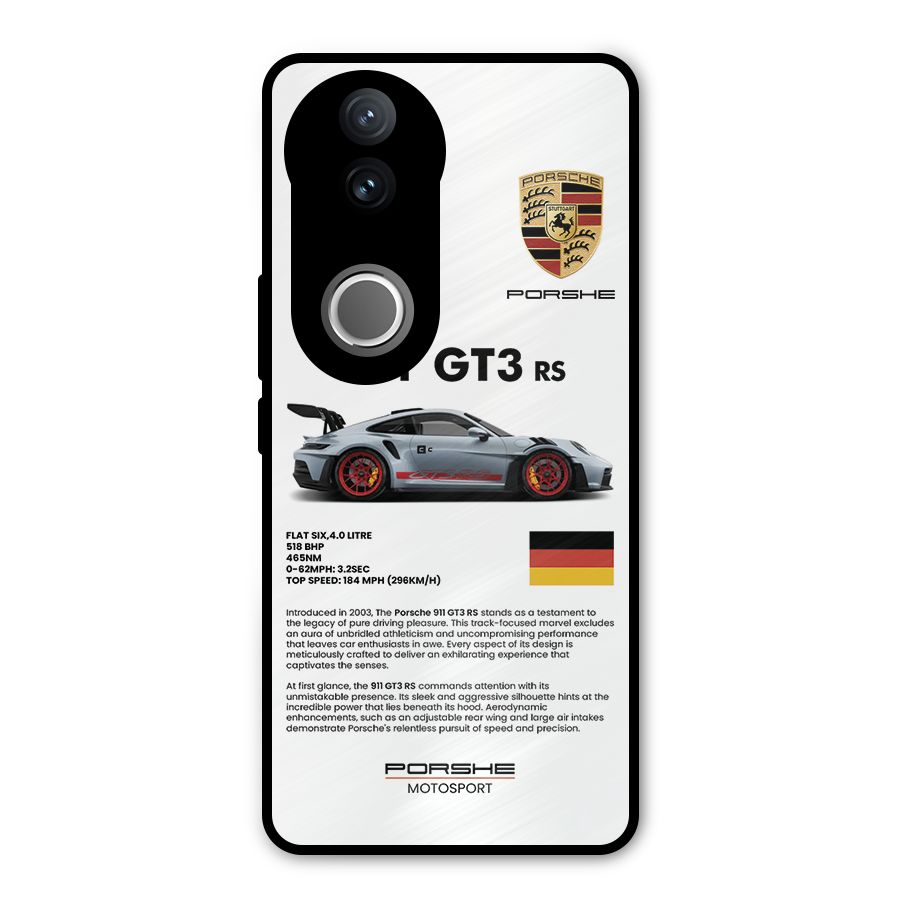 Supercar Features Metal Back Case for Vivo V50e