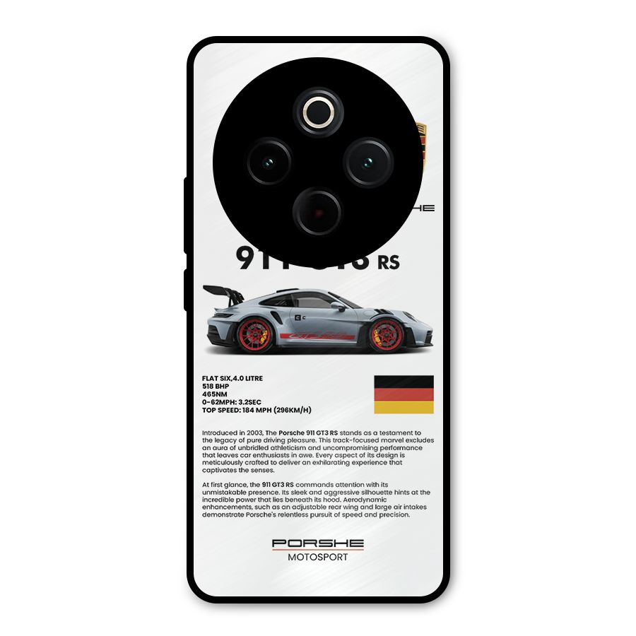 Supercar Features Metal Back Case for iQOO Z10
