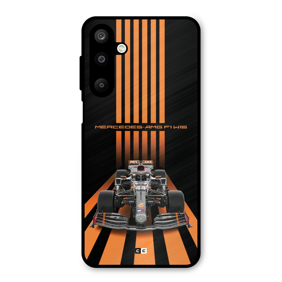 Supercar On Track Metal Back Case for Galaxy M16