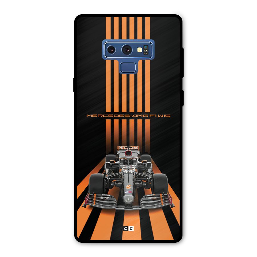 Supercar On Track Metal Back Case for Galaxy Note 9