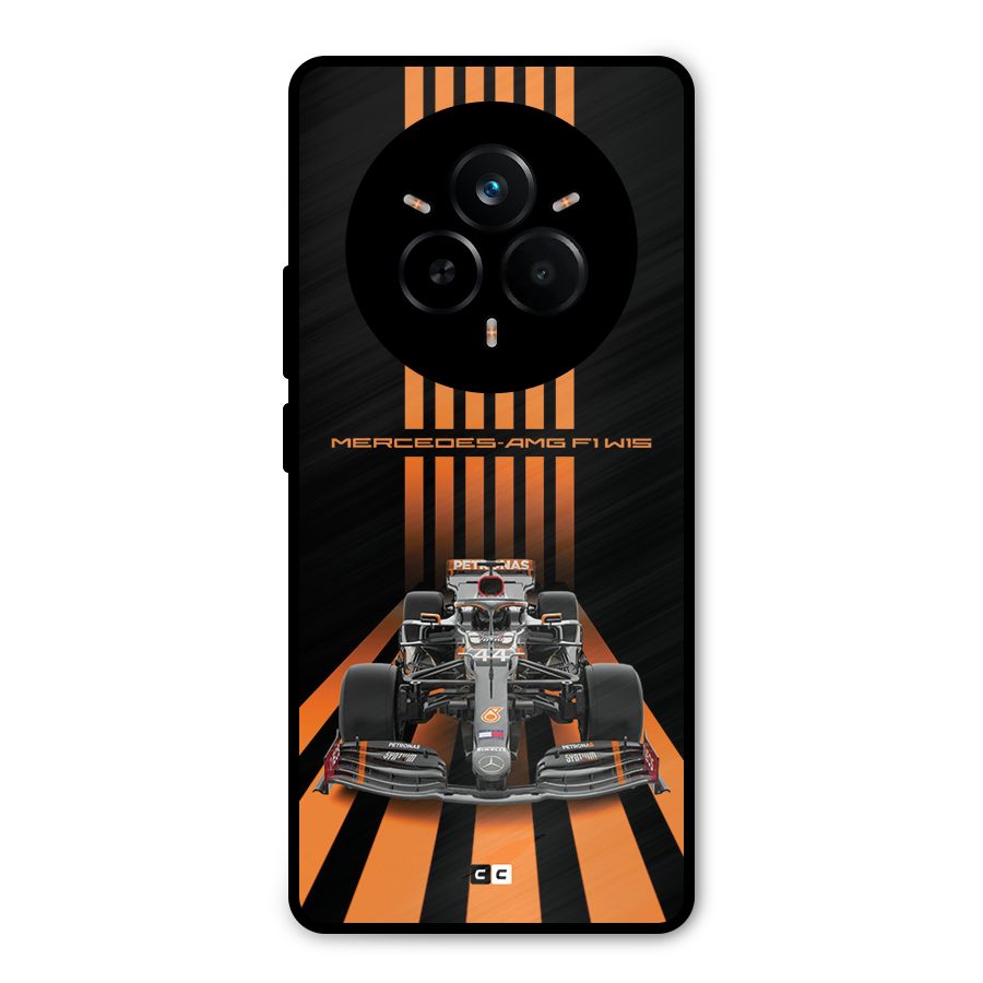 Supercar On Track Metal Back Case for Realme 14 Pro Plus